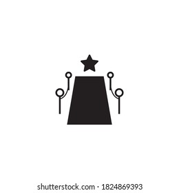 plantilla de diseño del logotipo del vector de alfombra roja