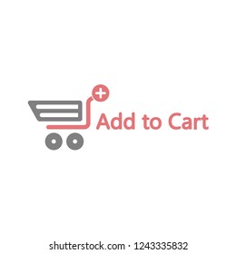 red cart icon e-business
