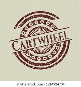 Red Cartwheel rubber texture