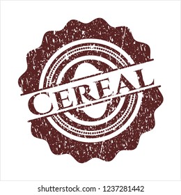 Red Cereal distressed rubber seal