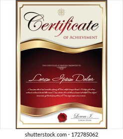 Certificate Template Stock Vector (Royalty Free) 224700235