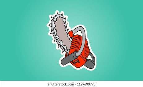 Red Chainsaw