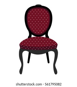 Red Chair. Chair Vector.