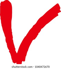 Red Check mark 