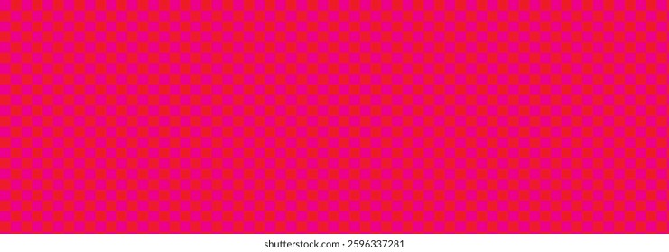 Red Checker flag transparent pattern background. Variety colorful vector checker board channel transparency texture. Empty template. Eps 10