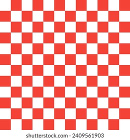 Red checker pattern. checker seamless pattern vector. checker pattern. Decorative elements, floor tiles, wall tiles, bathroom tiles, swimming pool tiles.