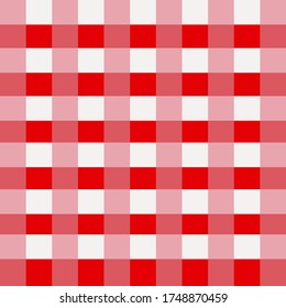 red checkerboard picnic tablecloth pattern 