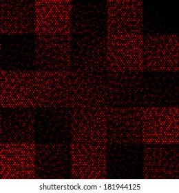 Red checkered background.Spotted seamless abstract background halftone effect.