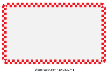 Checkered Flag Border Images, Stock Photos & Vectors | Shutterstock