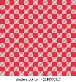 textura de camisa de cuadros rojos diseño sin fisuras para tela, papel envolvente, papel pintado.ilustración vectorial en diseño moderno de estilo plano.
