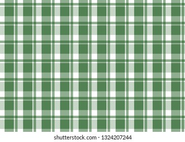 Red checkered tablecloth. Red gingham seamless pattern. Texture from squares for plaid, tablecloths and other textile products. Vector illustration