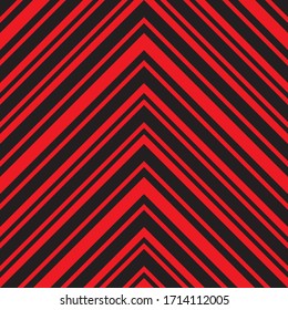 Red Chevron diagonal striped seamless pattern background suitable for fashion textiles, graphics