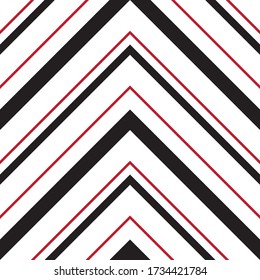 Fondo de patrón de rayas diagonales de Chevron Rojo adecuado para textiles de moda, gráficos