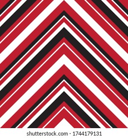 Fondo de patrón de rayas diagonales de Chevron Rojo adecuado para textiles de moda, gráficos