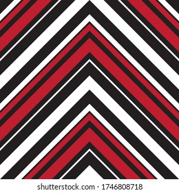 Fondo de patrón de rayas diagonales de Chevron Rojo adecuado para textiles de moda, gráficos