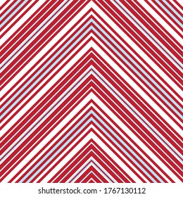 Red Chevron diagonal striped seamless pattern background suitable for fashion textiles, graphics