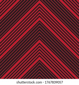 Red Chevron diagonal striped seamless pattern background suitable for fashion textiles, graphics