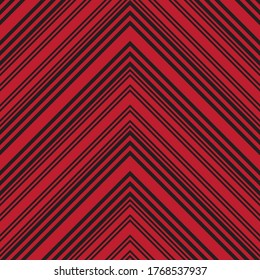 Red Chevron diagonal striped seamless pattern background suitable for fashion textiles, graphics