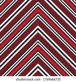Fondo de patrón de rayas diagonales de Chevron Rojo adecuado para textiles de moda, gráficos