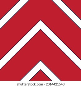 Red Chevron diagonal striped seamless pattern background suitable for fashion textiles, graphics
