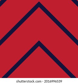 Red Chevron diagonal striped seamless pattern background suitable for fashion textiles, graphics