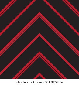 Red Chevron diagonal striped seamless pattern background suitable for fashion textiles, graphics