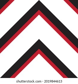 Red Chevron diagonal striped seamless pattern background suitable for fashion textiles, graphics