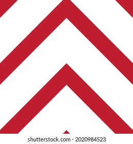 Red Chevron diagonal striped seamless pattern background suitable for fashion textiles, graphics