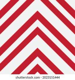 Red Chevron diagonal striped seamless pattern background suitable for fashion textiles, graphics