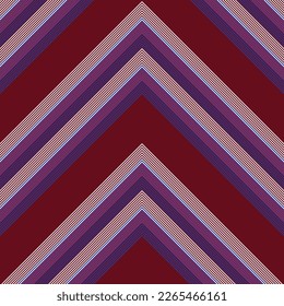 Red Chevron diagonal striped seamless pattern background suitable for fashion textiles, graphics