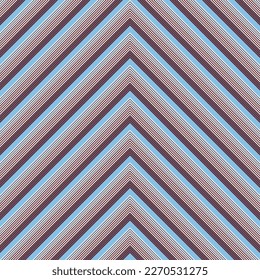 Red Chevron diagonal striped seamless pattern background suitable for fashion textiles, graphics