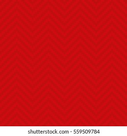 Red Chevron Pixel art Pattern. White Neutral Seamless Pattern for Modern Design in Flat Style. Tileable Geometric Vector Background.