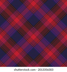 Red Chevron Plaid Tartan textured Seamless pattern design suitable for fashion textiles and graphics