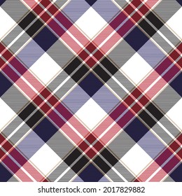 Red Chevron Plaid Tartan textured Seamless pattern design suitable for fashion textiles and graphics