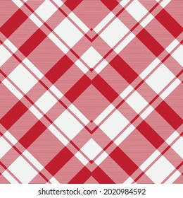 Red Chevron Plaid Tartan textured Seamless pattern design suitable for fashion textiles and graphics