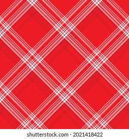 Red Chevron Plaid Tartan textured Seamless pattern design suitable for fashion textiles and graphics