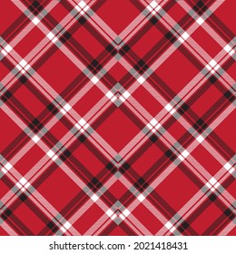Red Chevron Plaid Tartan textured Seamless pattern design suitable for fashion textiles and graphics