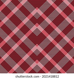 Red Chevron Plaid Tartan textured Seamless pattern design suitable for fashion textiles and graphics