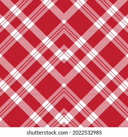 Red Chevron Plaid Tartan textured Seamless pattern design suitable for fashion textiles and graphics