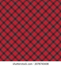 Red Chevron Plaid Tartan textured Seamless pattern design suitable for fashion textiles and graphics
