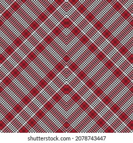 Red Chevron Plaid Tartan textured Seamless pattern design suitable for fashion textiles and graphics