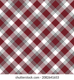 Red Chevron Plaid Tartan textured Seamless pattern design suitable for fashion textiles and graphics