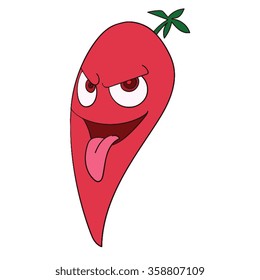red chili cartoon