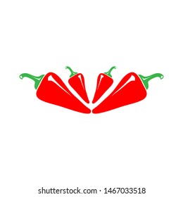Red Chili Icon Vector Design Symbol Illustration