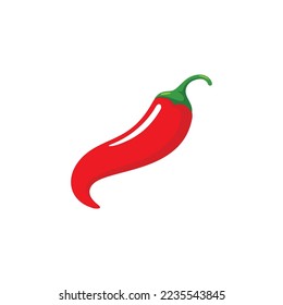 Red chili icon vector illustration