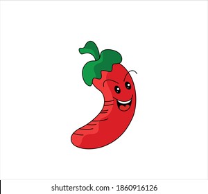Red Chili logo designs vector  Spicy Pepper logo template