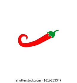Red chili logo icon design vector illustration template