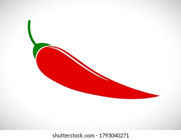 icono del concepto de pimiento de chile rojo