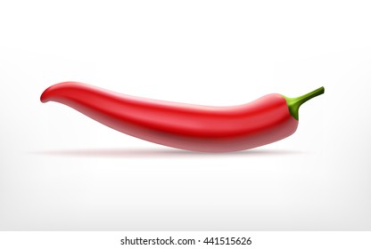 Red chili pepper. EPS10