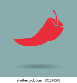 Red Chili Pepper Icon 